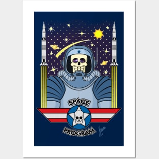 Space Skull Posters and Art